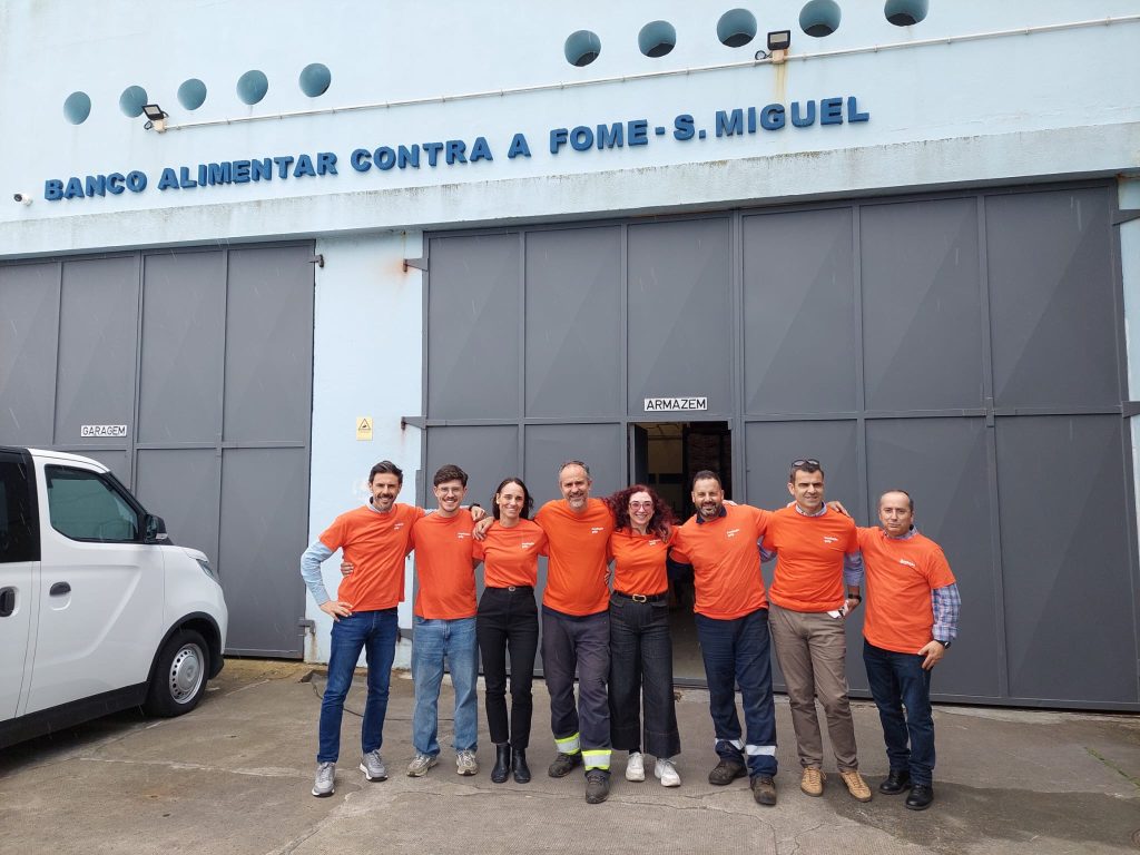 Ação de voluntariado no Banco Alimentar de São Miguel